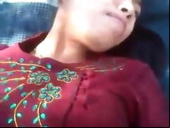 Indian hairy teen girl outdoor